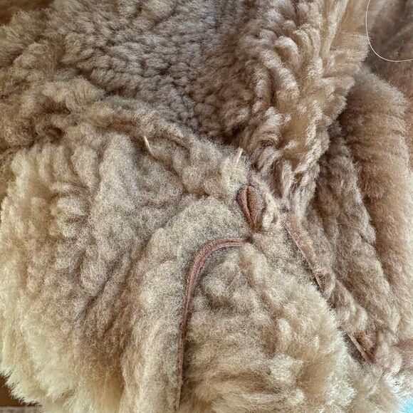 Vintage Shearling Double Breasted Coat - Picture 7 of 7